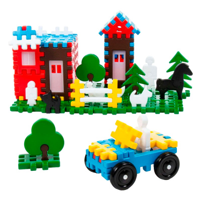 Конструктор Семья 235 деталей Полесье 0927 01